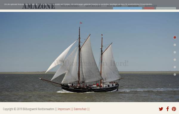 Vorschau von amazone-segeln.de, Amazone See-Ewer von 1909