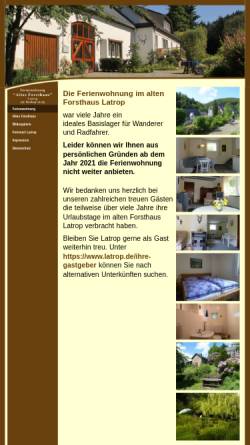 Vorschau der mobilen Webseite www.altes-forsthaus-latrop.de, Ferienwohnung 