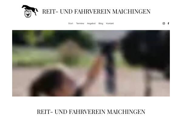 Vorschau von www.rv-maichingen.de, RFV Maichingen und Umgebung e.V.