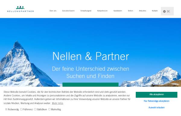 Vorschau von www.nellen.ch, Nellen & Partner