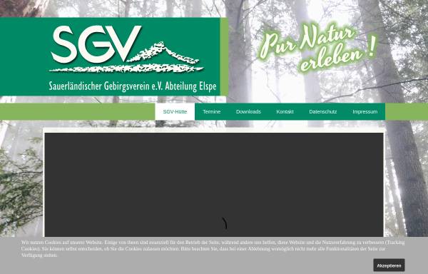 Vorschau von www.sgvelspe.de, Sauerländischer Gebirgsverein (SGV), Abteilung Elspe e.V.