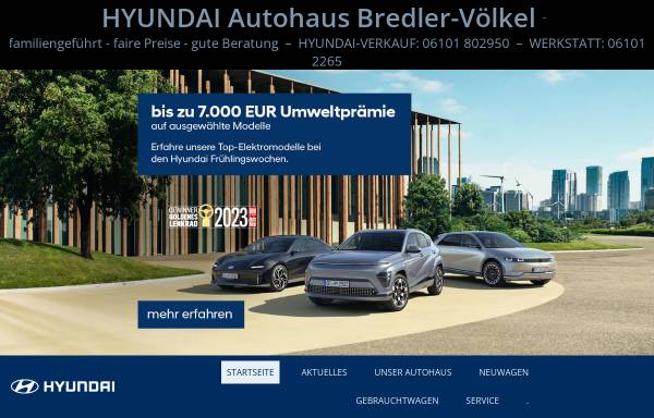 Vorschau von bredler-voelkel.hyundai.de, Autohaus Bredler-Völkel