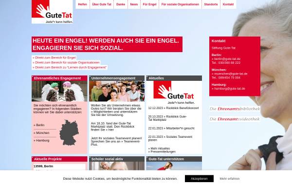 Vorschau von www.gute-tat.de, Gute-Tat.de