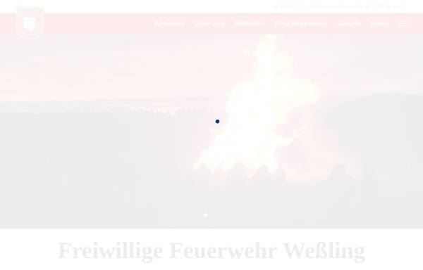 Vorschau von www.feuerwehr-wessling.de, Freiwillige Feuerwehr Weßling