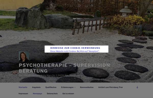 Vorschau von www.supervision-beratung.de, Psychotherapie und Beratung Dipl. Päd. Monika Lutz
