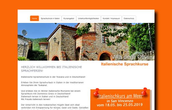 Vorschau von www.italienische-sprachferien.de, Italienische Sprachferien.de
