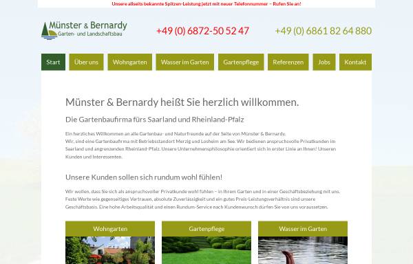 Vorschau von www.muenster-bernardy.de, Münster & Bernardy GmbH