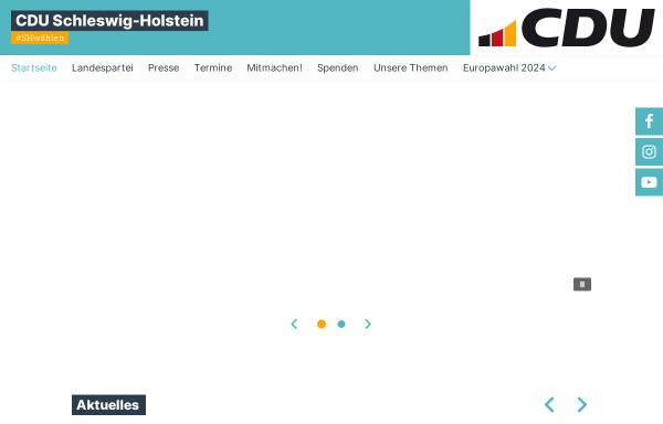 Vorschau von www.cdu-sh.de, CDU-Landesverband Schleswig-Holstein