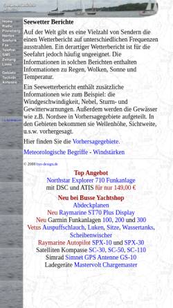 Vorschau der mobilen Webseite www.see-wetter.de, Seewetter