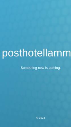 Vorschau der mobilen Webseite www.posthotellamm.it, Posthotel Lamm