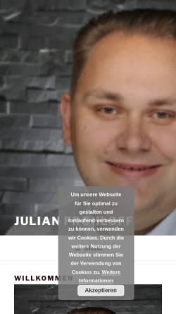 Vorschau der mobilen Webseite www.julian-frohloff.de, Frohloff, Julian (SPD)