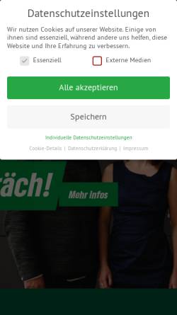 Vorschau der mobilen Webseite gruene-bremen.de, Bündnis 90/Die Grünen Landesverband Bremen