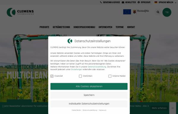 Vorschau von www.clemens-online.com, Clemens GmbH & Co. KG