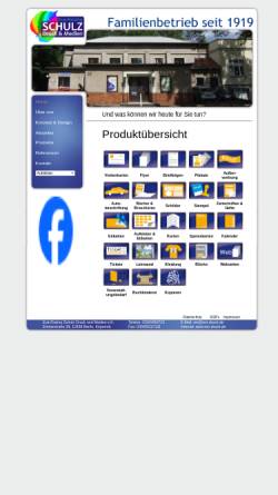 Vorschau der mobilen Webseite www.ers-druck.de, Druckerei Eva-Rosina Schulz