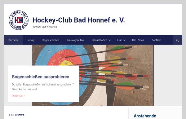 Vorschau von www.hockey-club-honnef.de, Hockey Club Bad Honnef e.V.