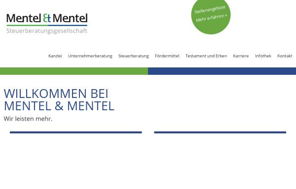 Vorschau von mentel-mentel.de, Mentel & Lennert