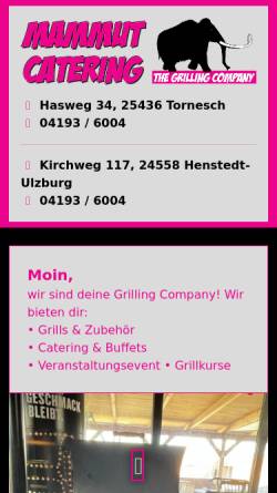 Vorschau der mobilen Webseite www.sk-partyservice.de, S&K-Veranstaltungen GmbH