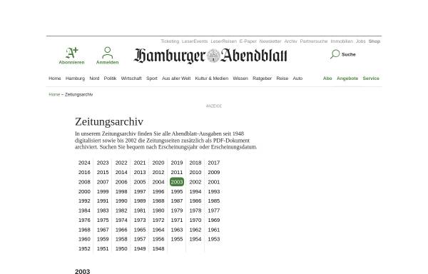 Vorschau von www.abendblatt.de, Hamburger Abendblatt
