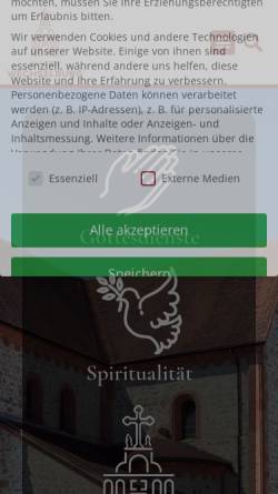 Vorschau der mobilen Webseite kloster-wechselburg.de, Kloster Wechselburg