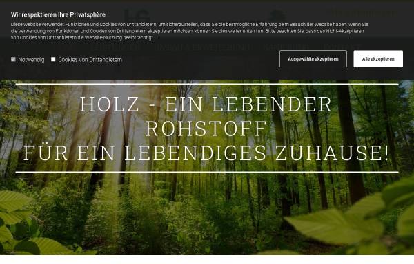 Vorschau von www.zimmerei-luehring.de, L+G Holzschutzgesellschaft & Zimmerei mbH