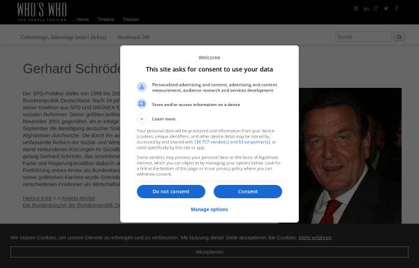 Gerhard Schröder - Biografie rasscass