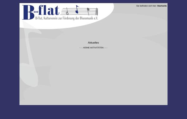 Vorschau von www.blues-bflat.de, B-Flat, Kulturverein zur Förderung der Bluesmusik e.V.