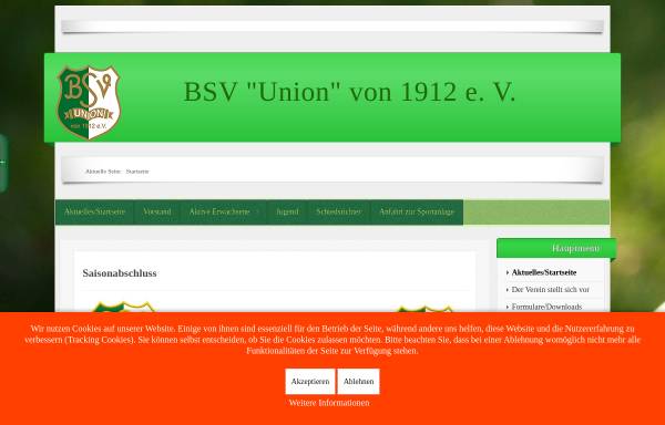 Vorschau von www.union-bevensen.de, BSV Union Bevensen von 1912 e.V.