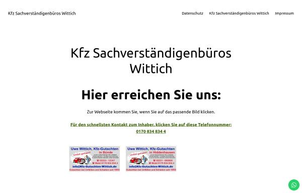 Vorschau von www.kfz-wittich.de, Kfz.-Meister Uwe Wittich