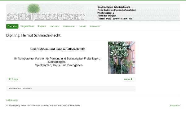 Vorschau von www.la-schmiedeknecht.de, Schmiedeknecht, Helmut