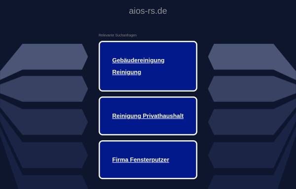 Vorschau von www.aios-rs.de, AioS Dienstleitungen Remscheid
