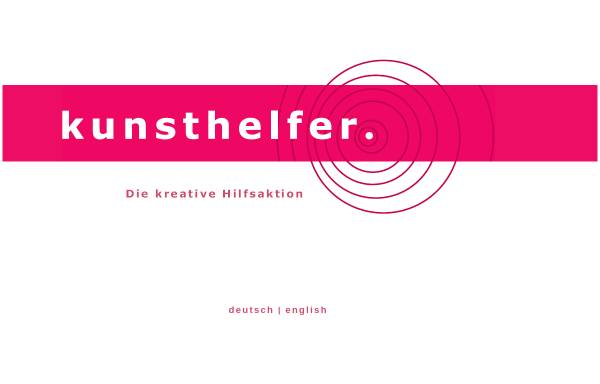 Vorschau von www.kunsthelfer.de, kunsthelfer - die kreative hilfsaktion