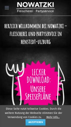 Fleischerei und Partyservice Nowatzki