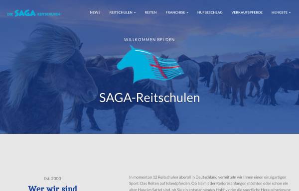 Vorschau von www.saga-reitschulen.de, Saga Reitschulen GmbH Grenzlandhof Bebelsheim