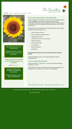 Vorschau der mobilen Webseite www.die-sonnenblume.de, Die Sonnenblume, Matina Delfs