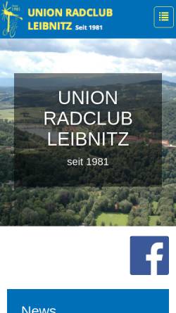 Vorschau der mobilen Webseite www.radln.com, Radclub Leibnitz