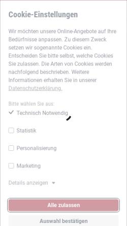 Vorschau der mobilen Webseite infobub.arbeitsagentur.de, Berufe.net - Bogenmacher/in