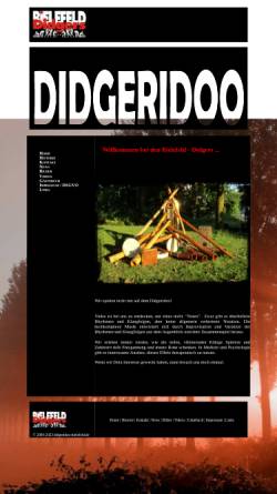 Vorschau der mobilen Webseite www.didgeridoo-bielefeld.de, Bielefeld Didgers