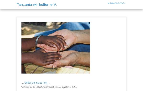 Vorschau von www.tanzania-wir-helfen.de, Tanzania - Wir helfen!