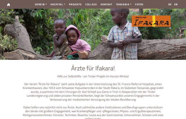 Vorschau von ifakara.org, Ärzte für Ifakara