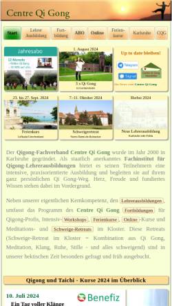 Vorschau der mobilen Webseite www.centre-qigong.de, Centre Qi Gong