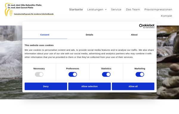 Dr. Silke Bahmüller & Dr. Gernot Platte - Gemeinschaftspraxis für moderne Zahnheilkunde