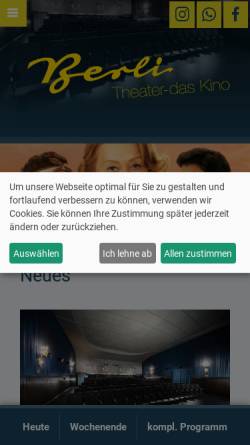 Vorschau der mobilen Webseite www.berli-huerth.de, Das 