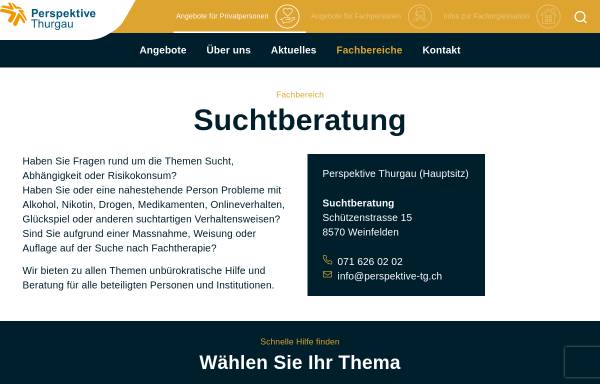 Vorschau von www.suchtfachstelle.ch, Suchtfachstelle Oberthurgau