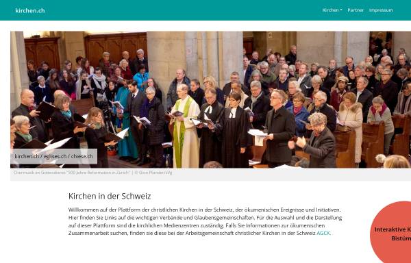 Vorschau von www.kirchen.ch, Kirchen.ch