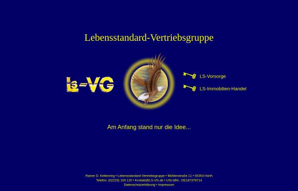 Vorschau von www.ls-vg.de, Lebensstandard-Vertriebsgruppe (LS-VG) - Rainer D. Kettenring