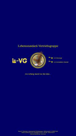 Vorschau der mobilen Webseite www.ls-vg.de, Lebensstandard-Vertriebsgruppe (LS-VG) - Rainer D. Kettenring