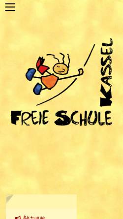 Vorschau der mobilen Webseite www.freie-schule-kassel.de, Freie Schule Kassel