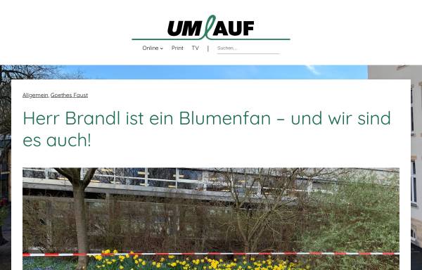 Vorschau von www.umlauf.de, Umlauf - Schülerzeitung der Goetheschule Kassel