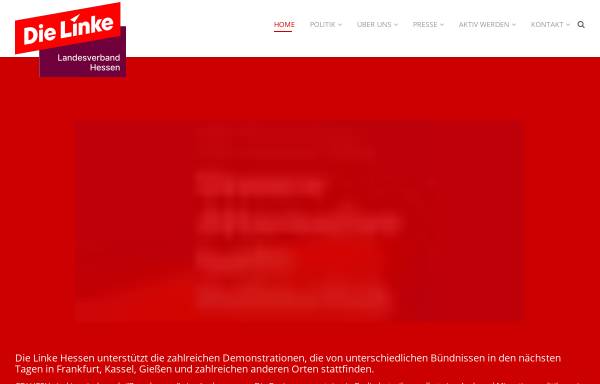 Vorschau von www.die-linke-hessen.de, Die Linke. Hessen