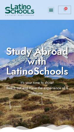 Vorschau der mobilen Webseite www.latinoschools.com, Academia Latinoamericana de Español